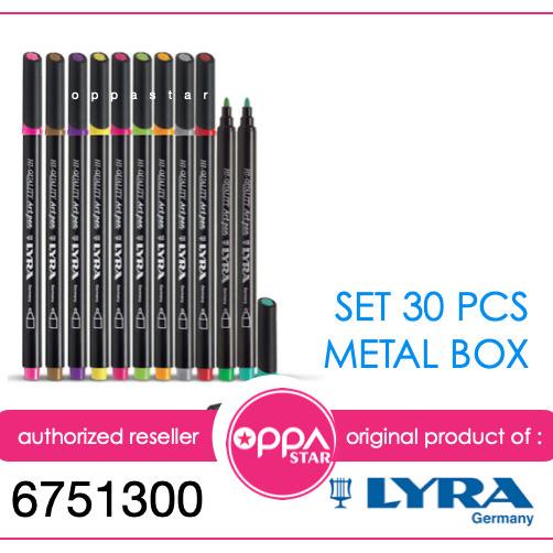 

Marker Lyra Art Pen Hi Quality Set 30 6751300 - Spidol Gambar ---READY---