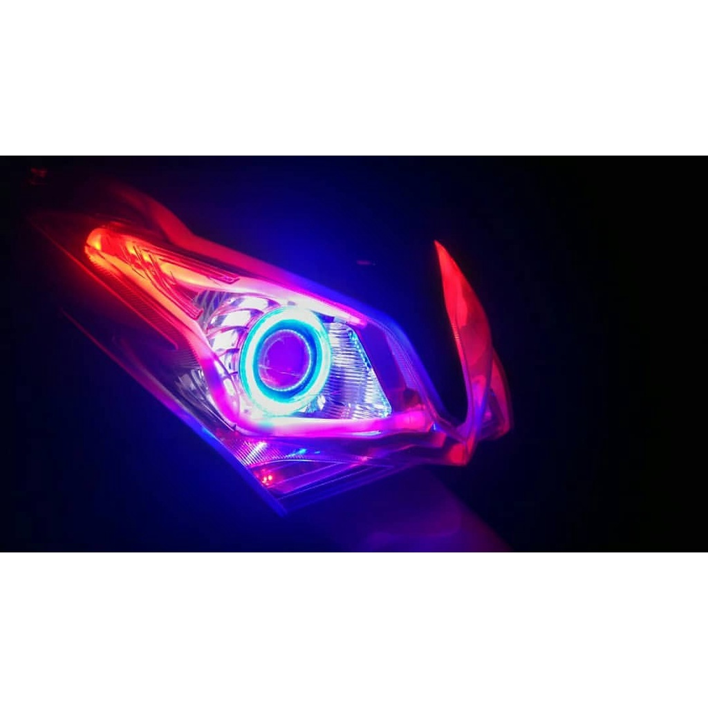 L021 | Lampu Depan Projie Proji LED Spiral Motor Mio Soul Beat Vario CBR Vixion R15 Satria FU Ninja