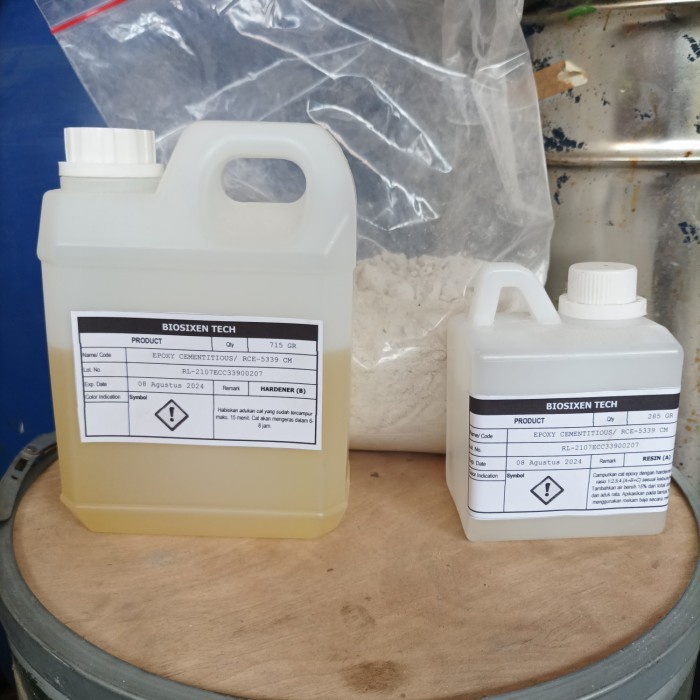 cat epoxy primer waterbase-epoxy cementitious-untuk epoxy lantai basah