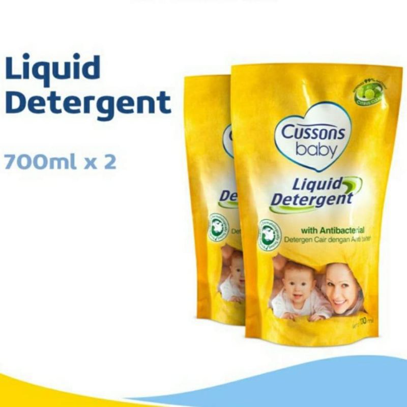 CUSSONS BABY LIQUID DETERGENT 700 ML (2 PACK)