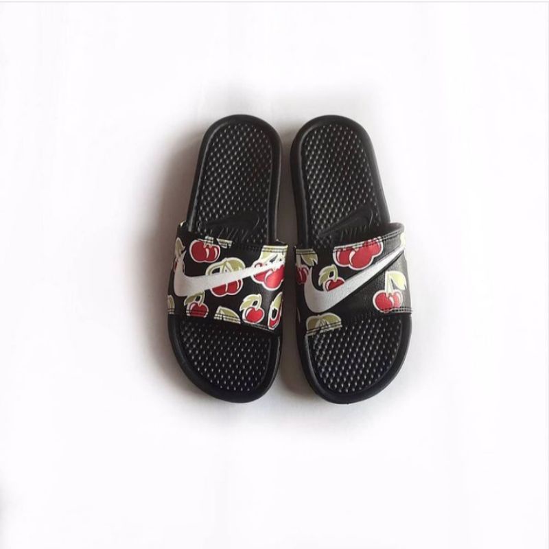 Sandal Wanita Nike Benassi Swoosh Original, Sendal Cewek