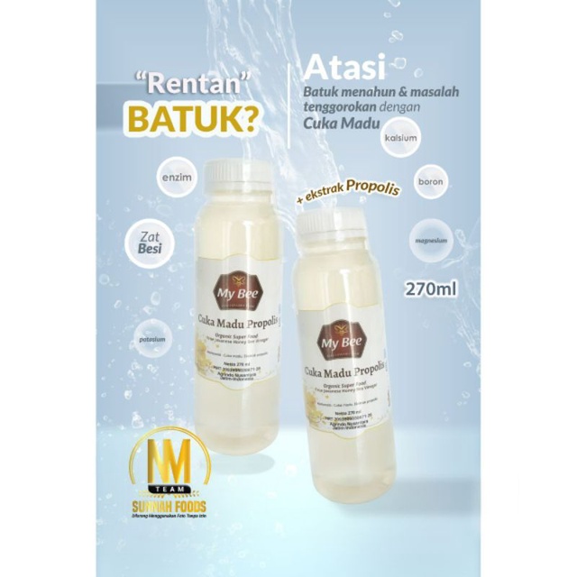 

Cuka Madu Propolis 270ml