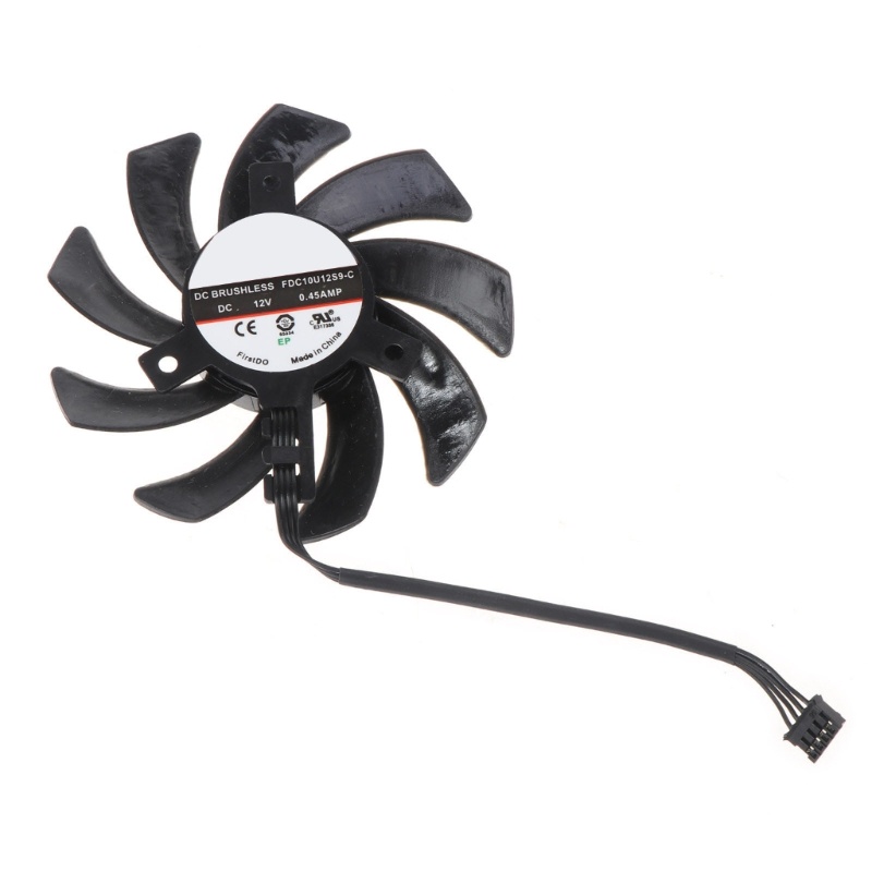 Bt 85mm VGA Graphics Card Cooling Fan 4Pin 0.45A Untuk RTX 3060ti Kartu Grafis GPU