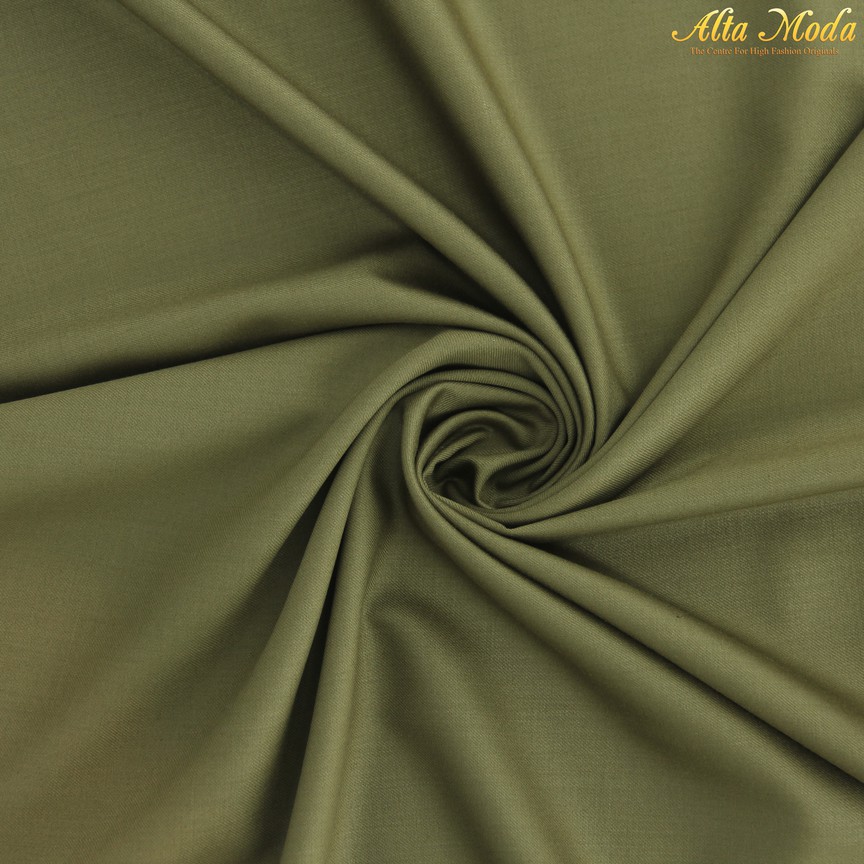 

Alta Moda Semi Wool & Silk Super 200S By Hermas Army Green (1M)