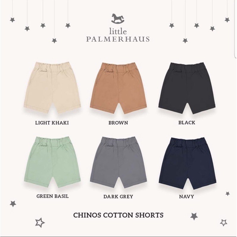Celana Pendek Anak Laki Laki 1 – 6 Tahun Palmerhaus Chinos Cotton Short