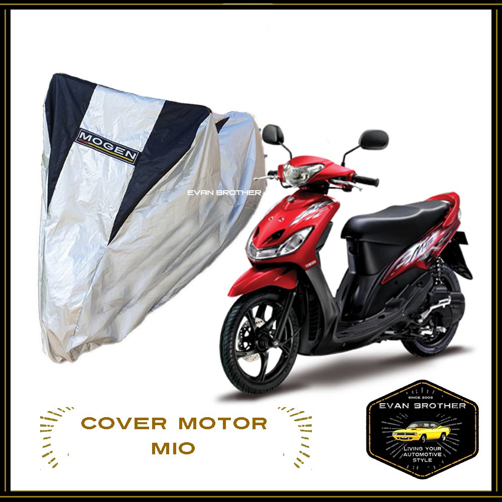 Cover Silver Motor Mio Beat / Sarung Motor MIO BEAT Warna Silver