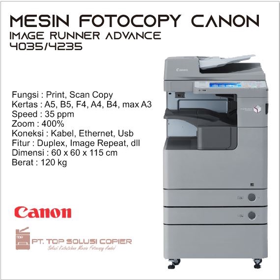 Mesin Fotocopy Canon IRA 4235 Rekondisi