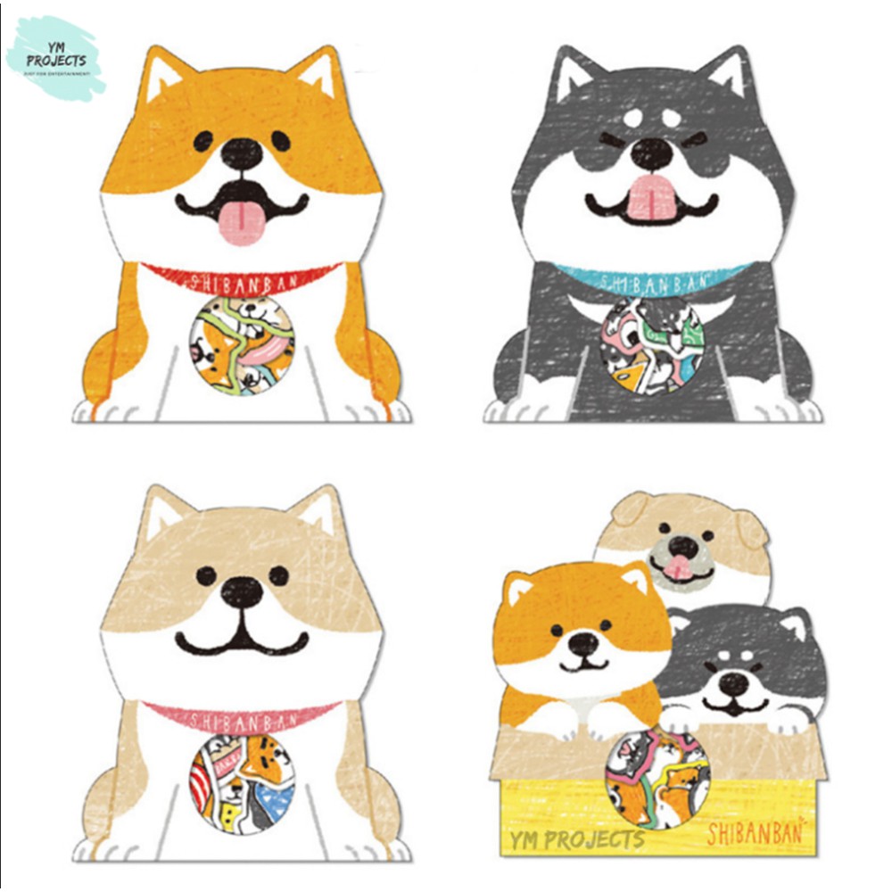 

[YM PROJECTS] Gambar Tempel Shibanban Sticker Tempel Shiba Inu