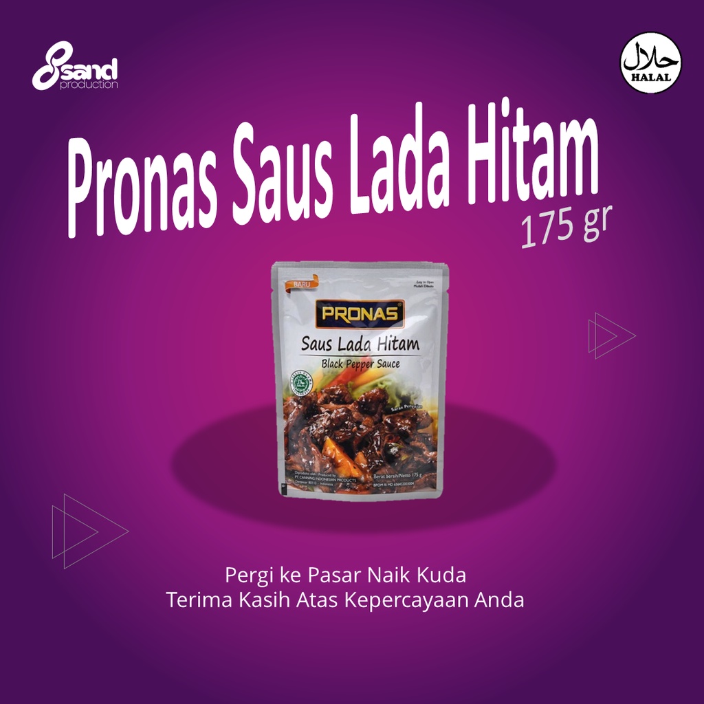 

Pronas Saus Lada Hitam 175 gr