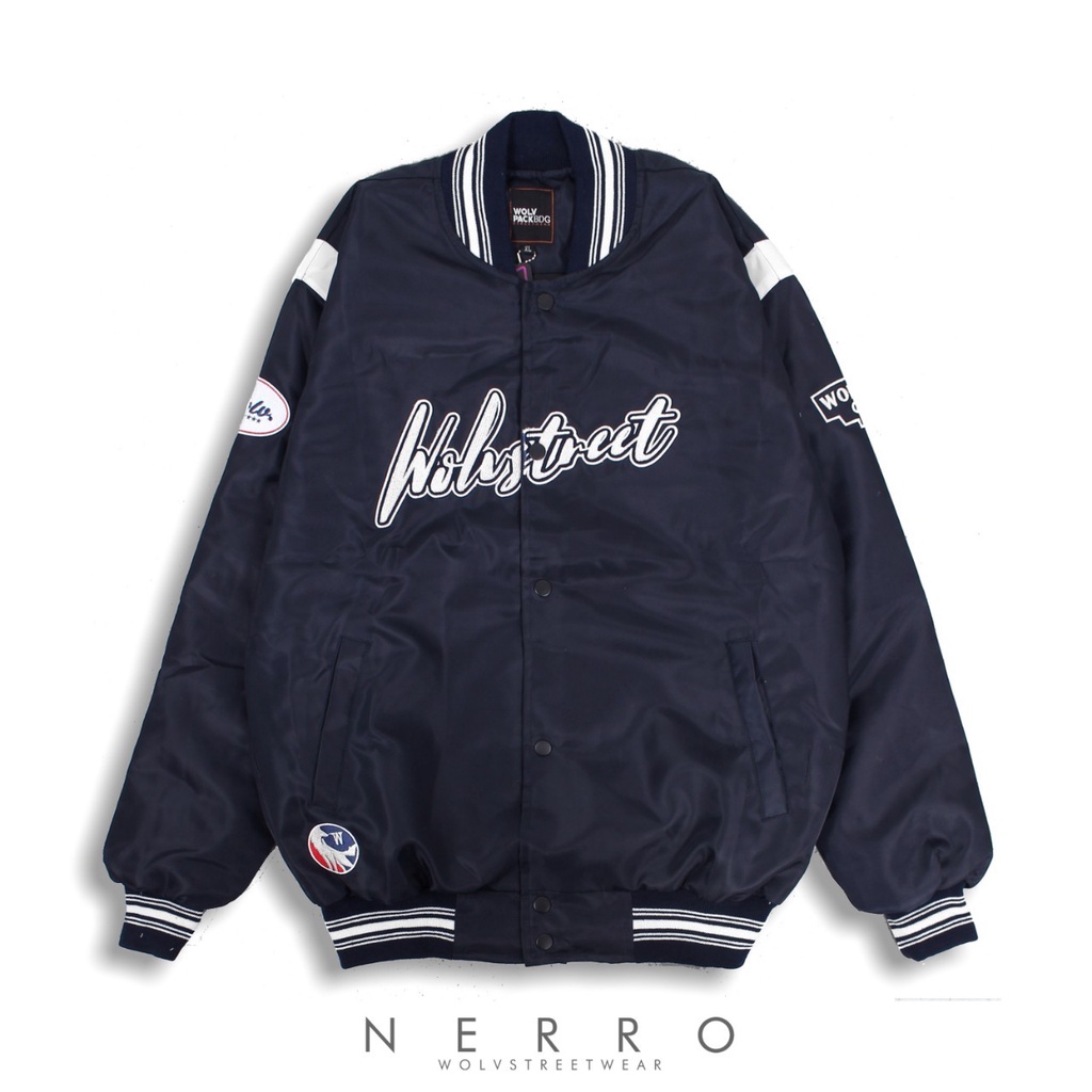 Jaket Varsity Pria - Varsity Jacket NERRO Pria Wanita Best Produck