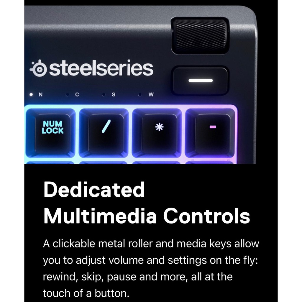 Steelseries Apex 3 Fullsize RGB - Keyboard Gaming