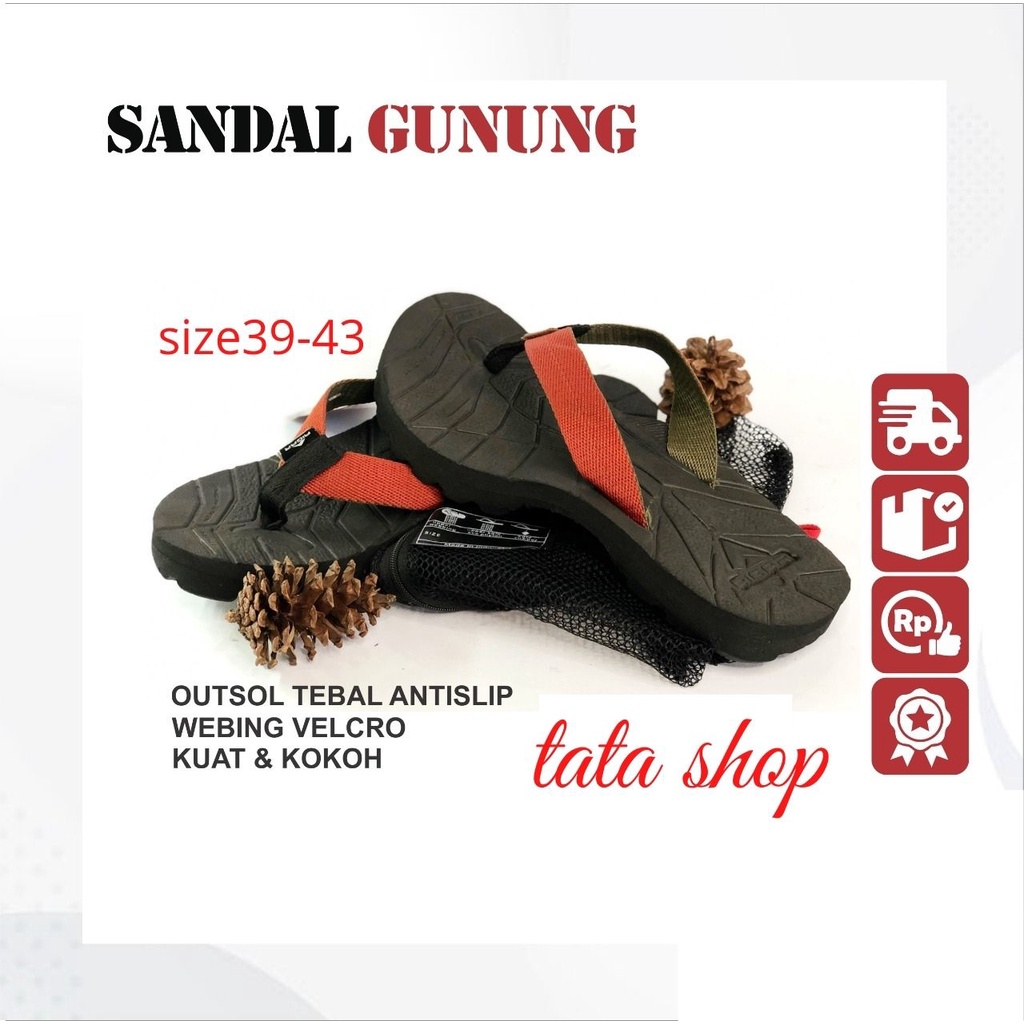 SANDAL GUNUNG JEPIT PRIA OUTDOOR ORIGINAL/SANDAL GUNUNG PRIA/SANDAL JEPIT PRIA/SANDAL OUTDOOR PRIA