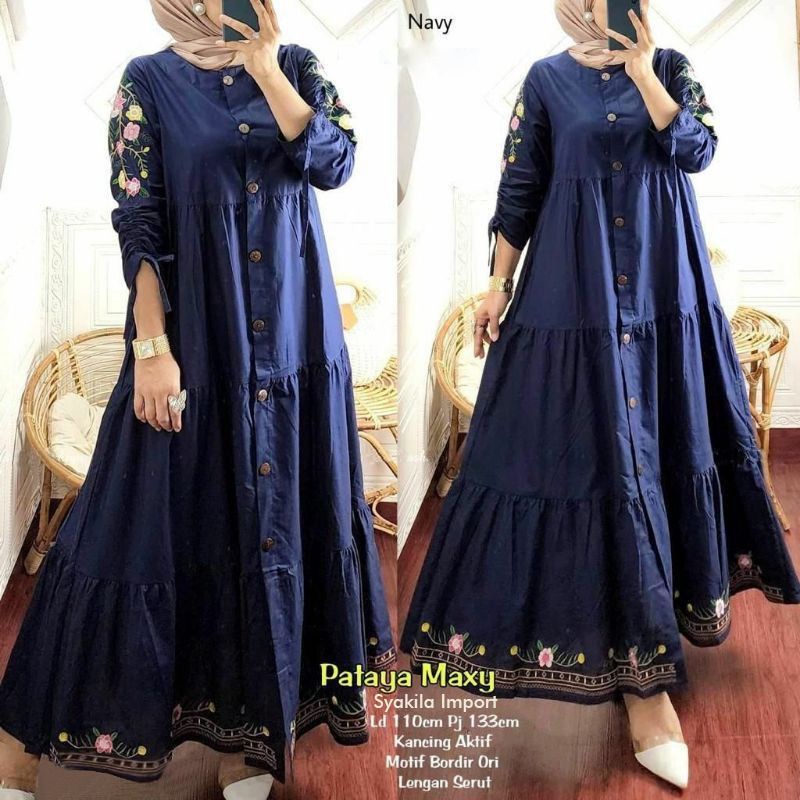 DRESS MUSLIM, Fashion Muslim, baju wanita, dress, gamis, Baju gamis, fashion wanita, Pataya Maxy