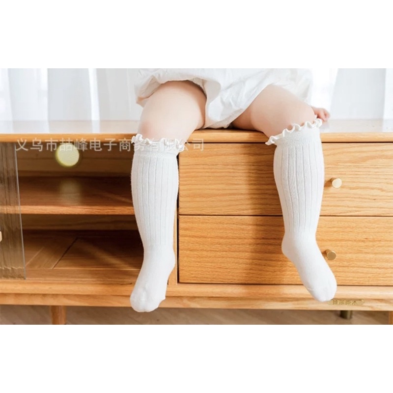 Kaos Kaki Polos Panjang Anak Bayi Perempuan / Baby Girl Socks