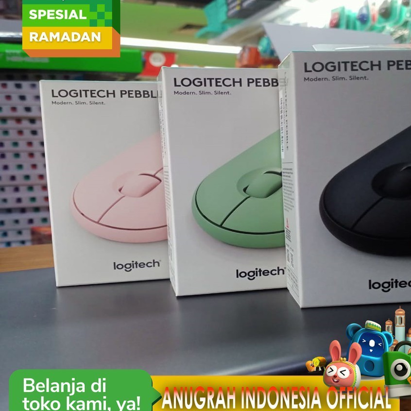 Logitech Mouse Wireless M350 Garansi Resmi mouse bluetooth dan wireles dual conection 100% original