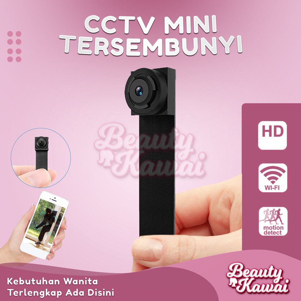 Mini Camera CCTV Spy Kamera Tersembunyi Infrared Wifi 1080P Full HD