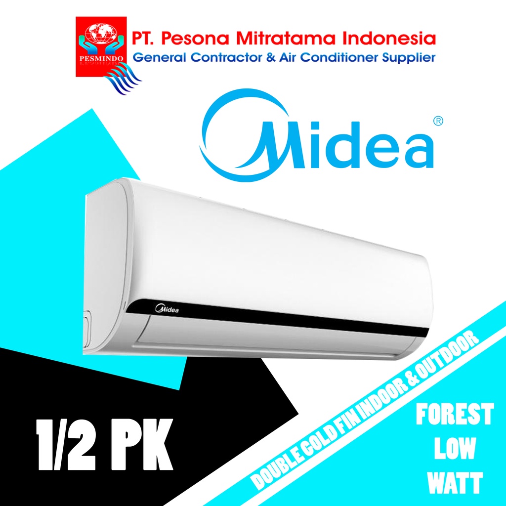 AC SPLIT MIDEA STANDART 1/2 PK (MSFC-05CRN1)