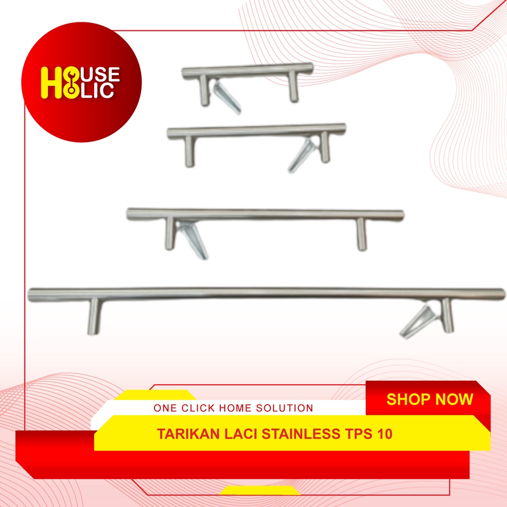 Tarikan Laci TPS-10 Gagang Pintu Laci Lemari TPS10 / Handle Stainless