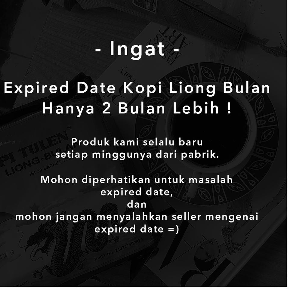 

Kirim Langsung DLWKV Kopi Liong Bulan, Kopi + Gula . Kopi "Legend" Bogor! 25gr x 20scht 39 Best Prod