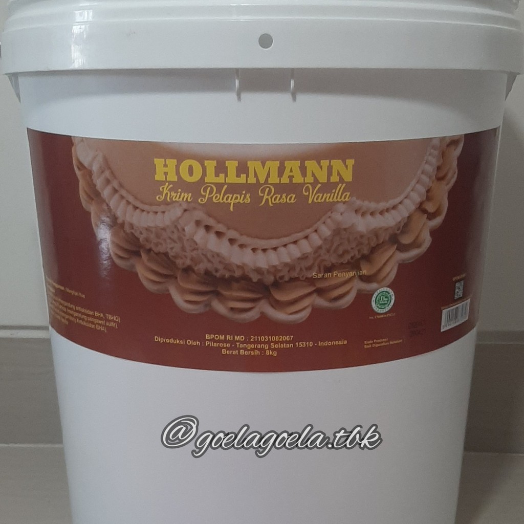 

Hollmann Butter Cream Vanilla Repacked 500 Gram
