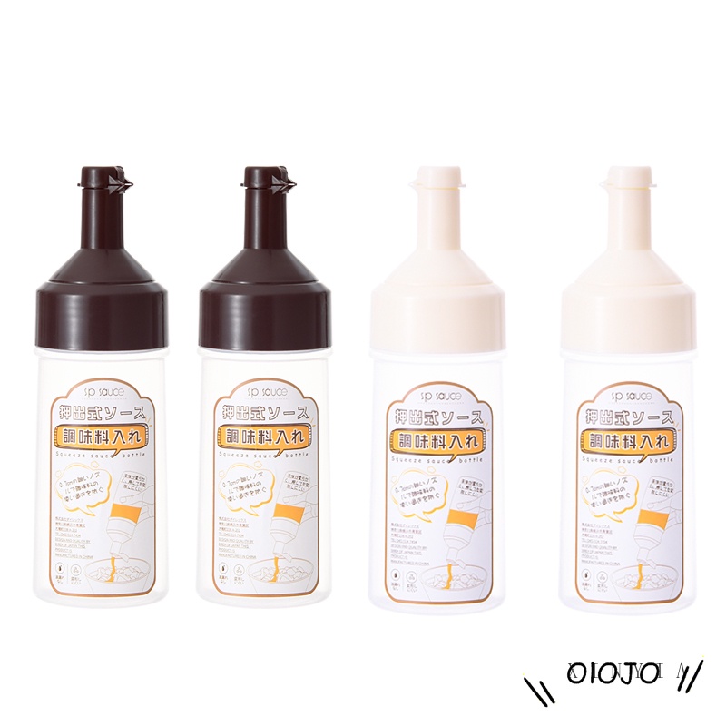 Ready Stock Botol Saus / Cuka / Minyak Model Remas Bahan Plastik Anti Bocor / Debu Untuk Dapur - ol