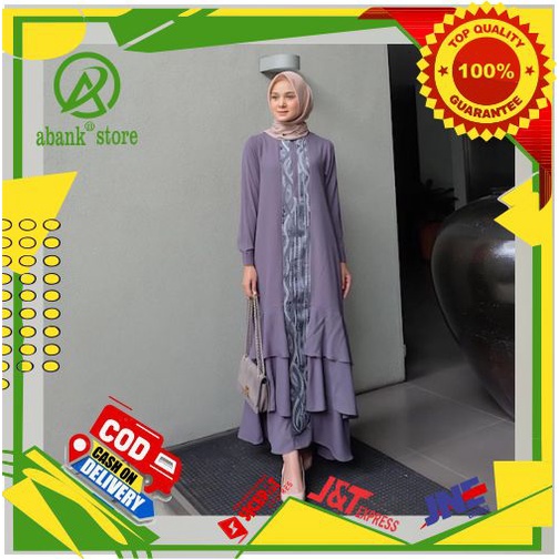 Baju Gamis Syari Wanita Terbaru Ranai Maxy Dress Termurah