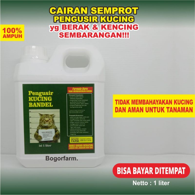 PENGUSIR KUCING 1 Liter (isi ulang)