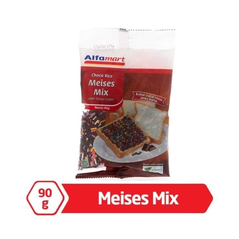 

Alfamart Meises Cokelat Mix 90 g