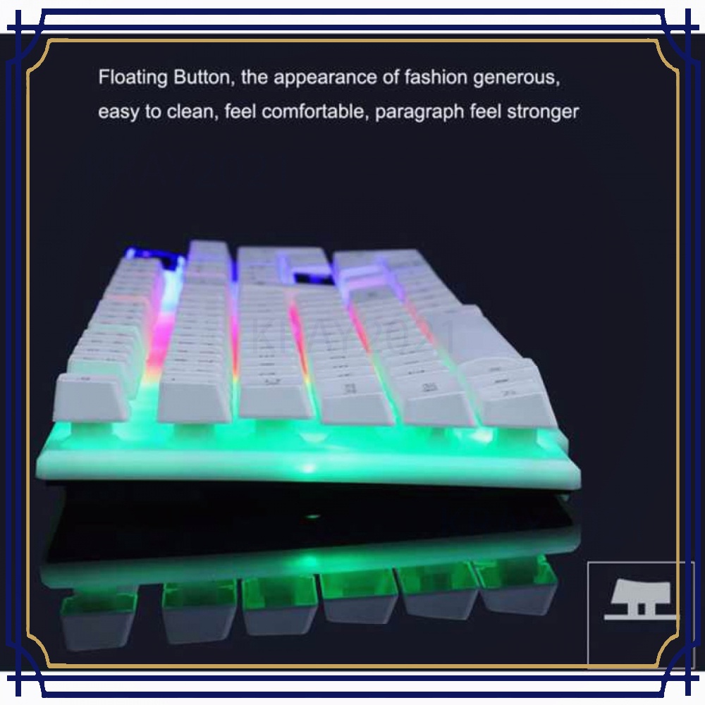 Combo Gaming Keyboard RGB with Mouse KB023