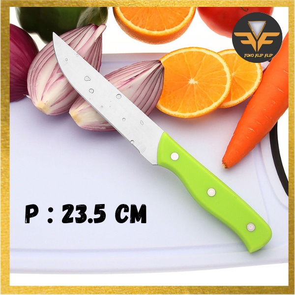 Pisau Paring Warna Dapur Buah Sayur Stainless Steel Paring Knife Fruit Vegetables Kitchen Warna Serbaguna