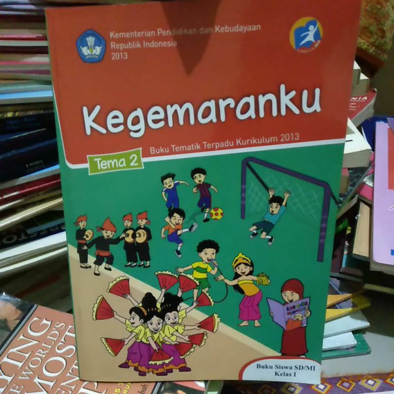 buku Kegemaranku tema 2 kelas1