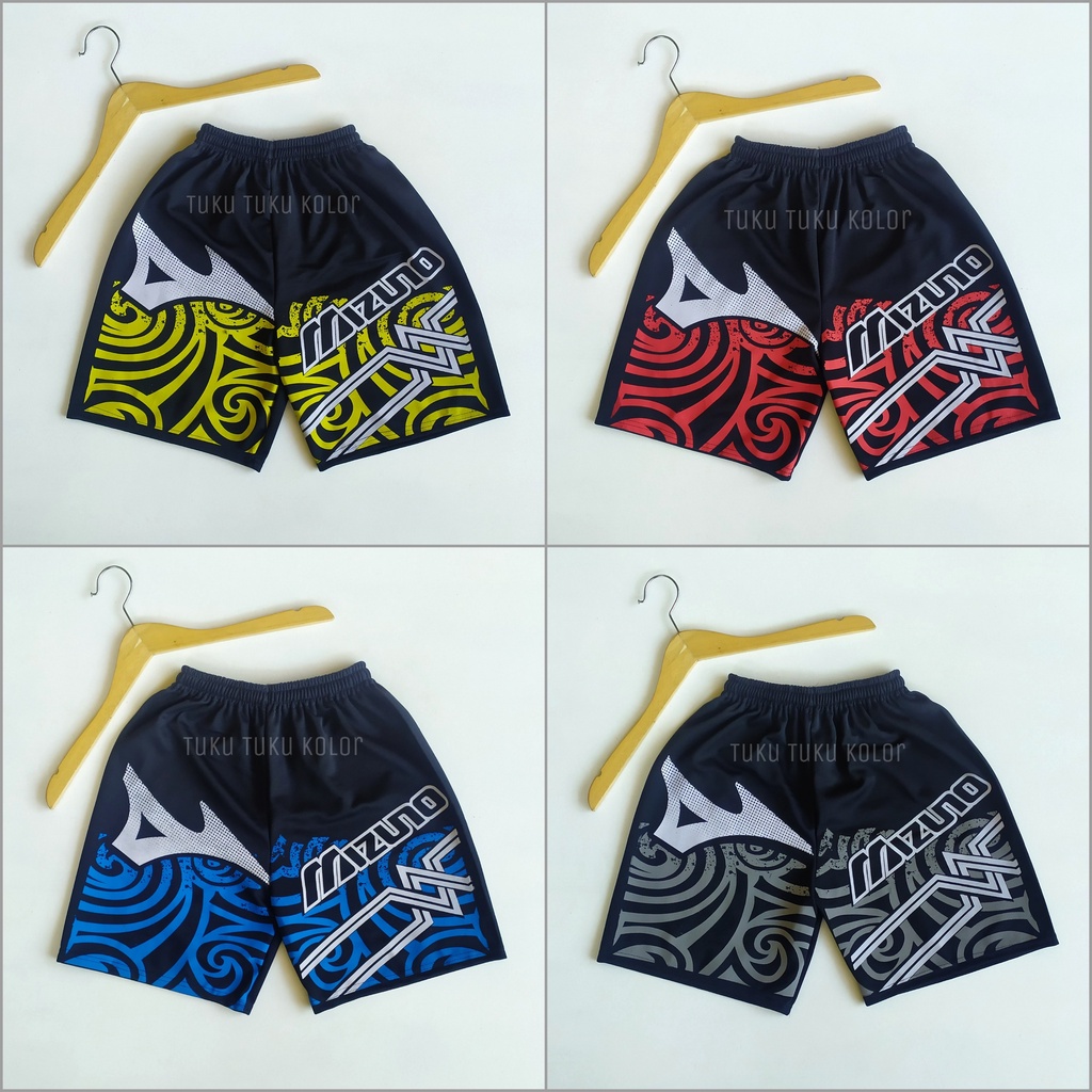 Celana voli pendek pria wanita/bawahan voli motif pria wanita