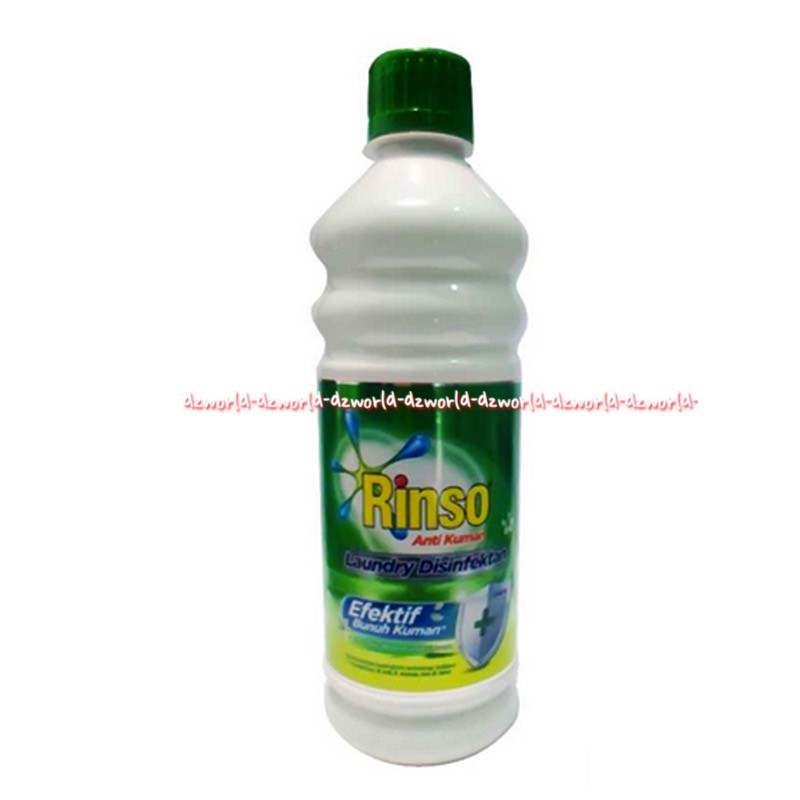 Rinso Anti Kuman Laundry Disinfektan Sabun Cair Efektif 450ml