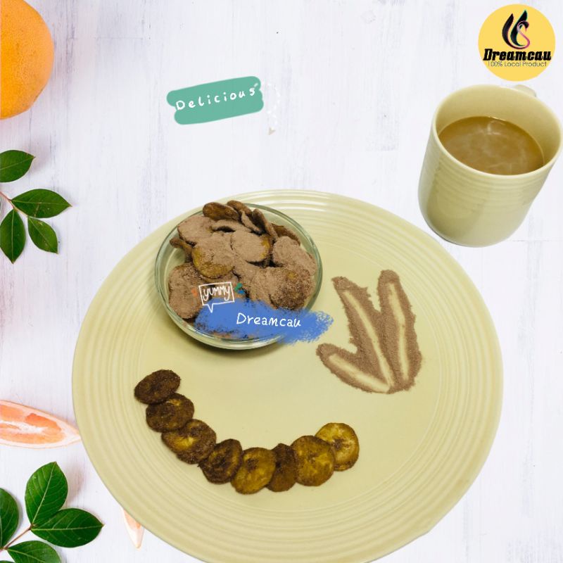 

Dreamcau Keripik Pisang Rasa Coklat Tiramisu [Kemasan Ekonomis]