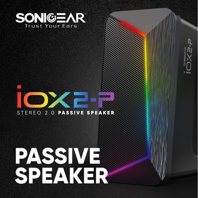 Speaker Bluetooth SonicGear iOX 2P Stereo| Enhance Bass | RGB Lighting