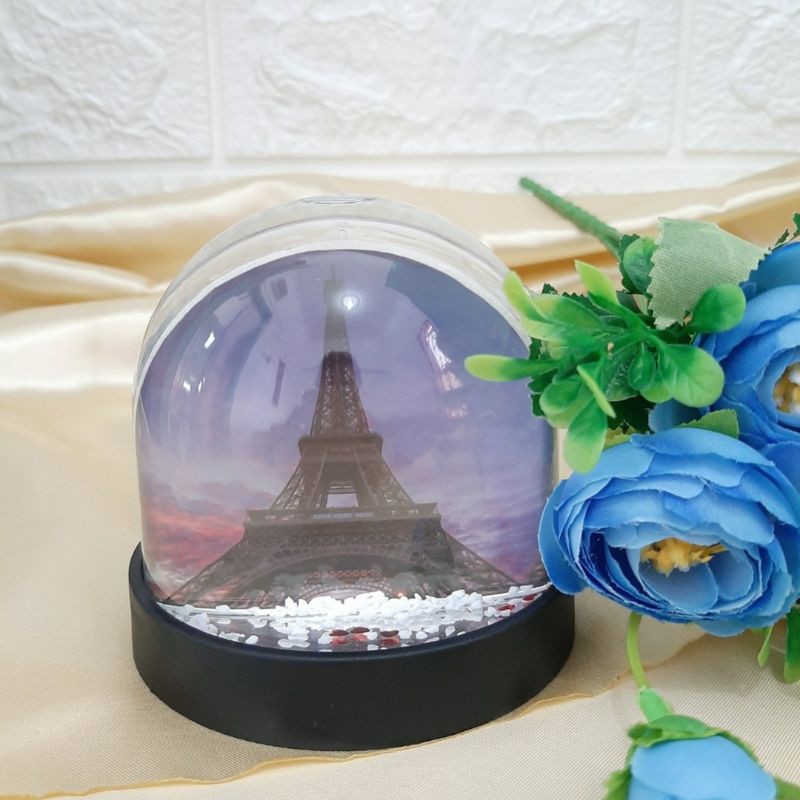 Snow Ball Glitter Custom - Wedding Water Glitter Frame - Snow Globe