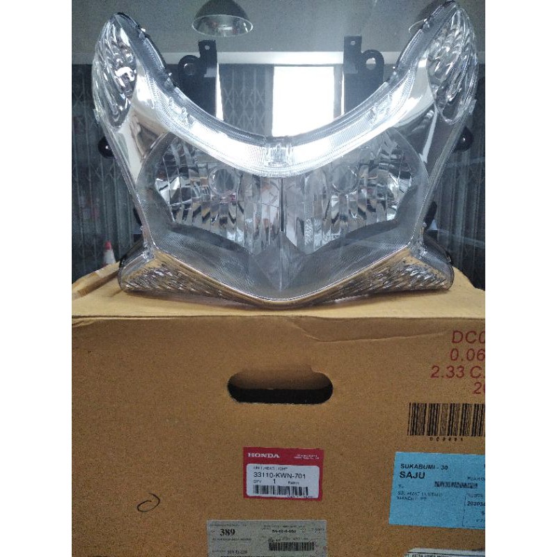 UNIT HEADLIGHT PCX THAILAND LAMPU DEPAN PCX THAILAND CBU REFLKETOR PCX THAILAND 33110KWN701