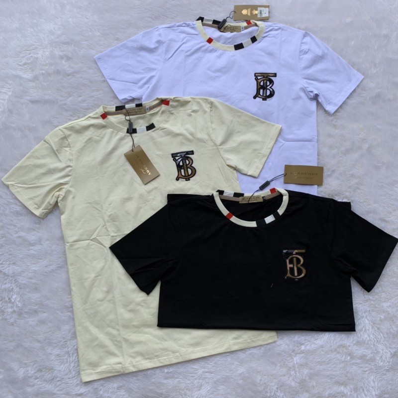 KAOS PRIA/COWOK IMPORT BRANDED BURBERRY PREMIUM QUALITY
