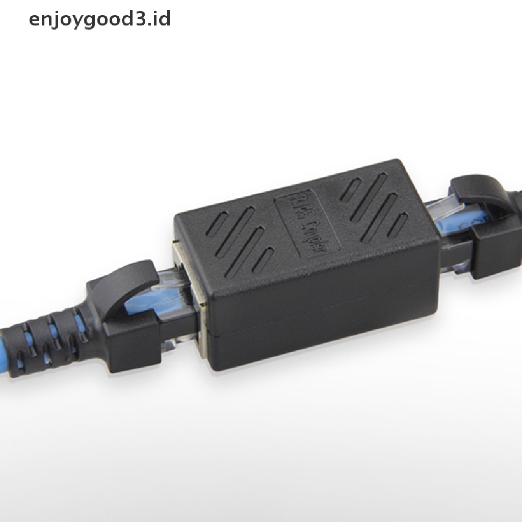 Adapter Konektor Coupler Rj45 Female Ke Female Cat6 Untuk Jaringan Ethernet