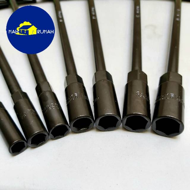 Paket Kecil 7 pcs Kunci Sok Shock Socket T Wrench TEKIRO - 8 9 10 11 12 13 14 mm