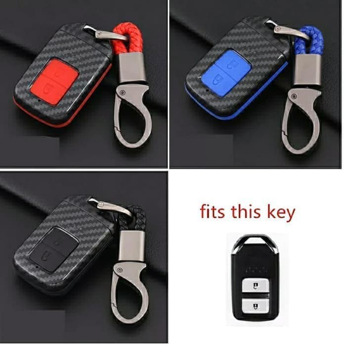 ORIGINAL! CASE/COVER SARUNG KUNCI REMOTE SMARTKEY HONDA JAZZ HRV CRV 2 TOMBOL IRNSTR