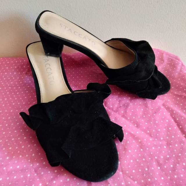 STACCATO HEELS SANDAL MULES