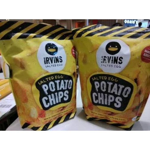 

Keripik Irvins Salted Egg Potato Chips Ready