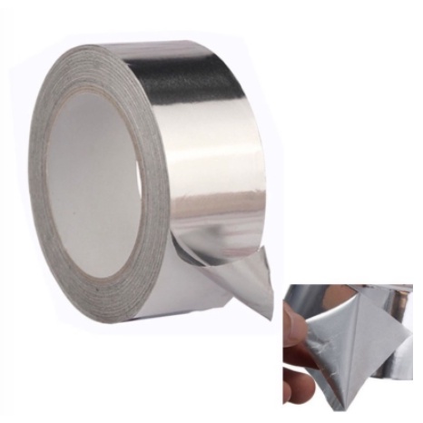 lakban isolasi aluminium foil tape 44mm x 17 meter