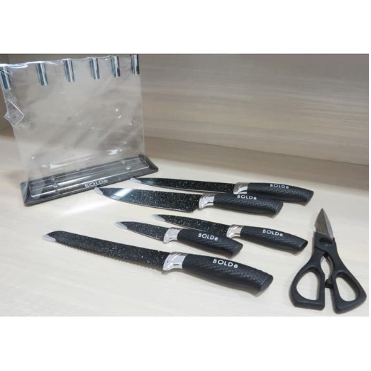 Pisau Set Super Knives Granito 7Pcs Set BOLDe