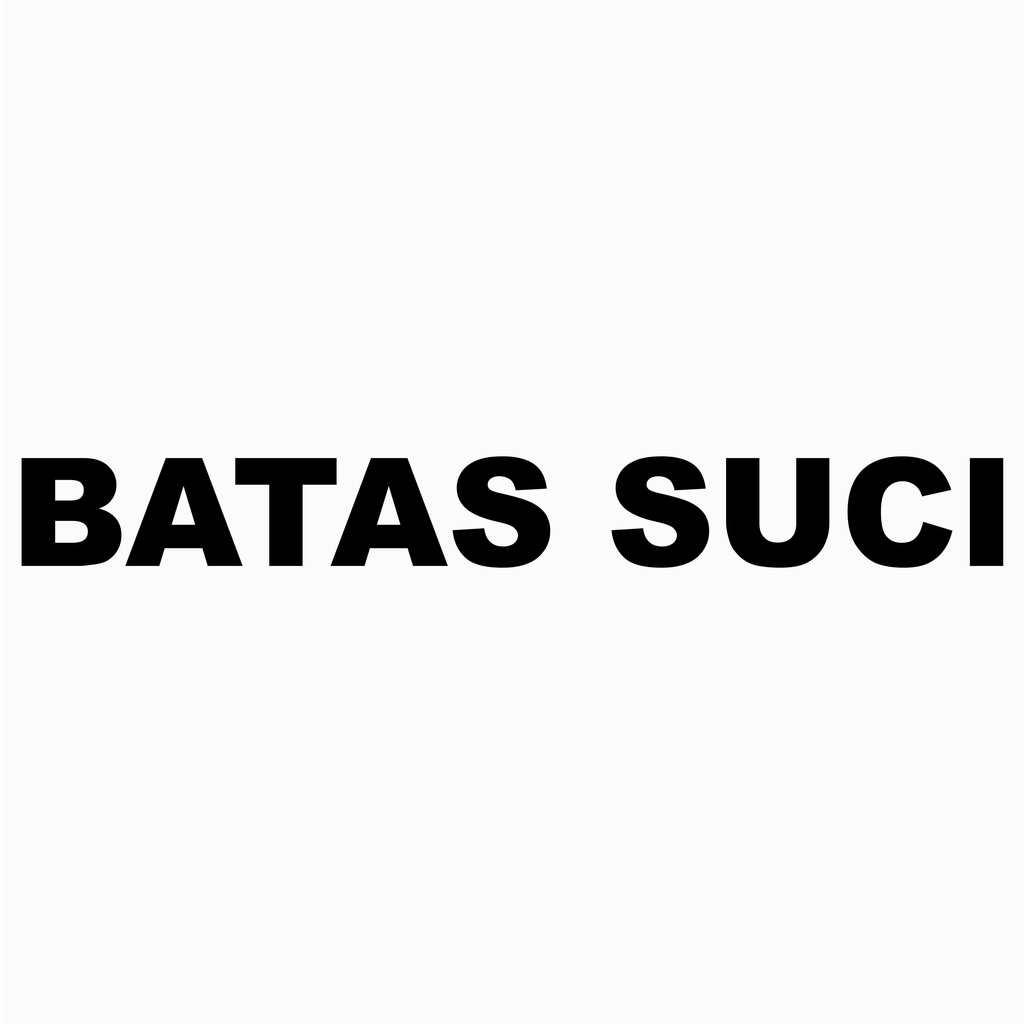 

Stiker batas suci masjid