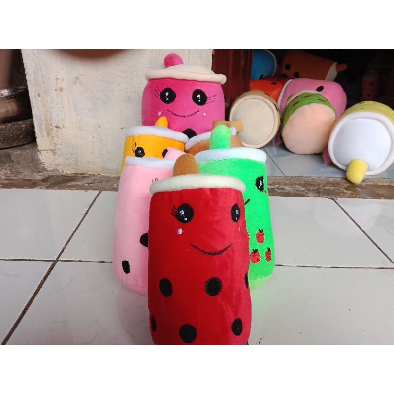 BISA COD Boneka boba beranak 5 warna warni