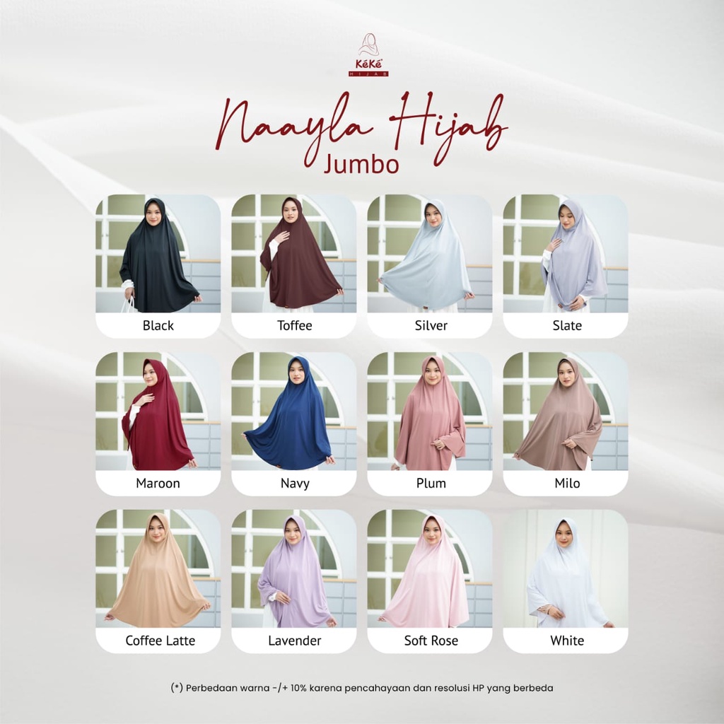 NEW RELEASE NAYLA HIJAB JUMBO/HIJAB KEKE/HIJAB INSTAN