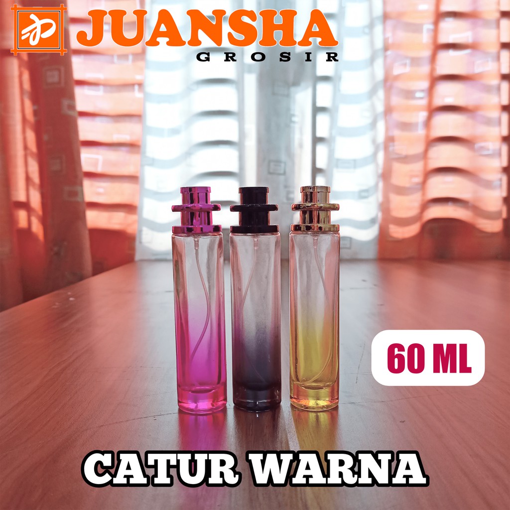 BOTOL PARFUM || CATUR WARNA || 60ML SPRAY || DRAT || BOTOL PARFUME