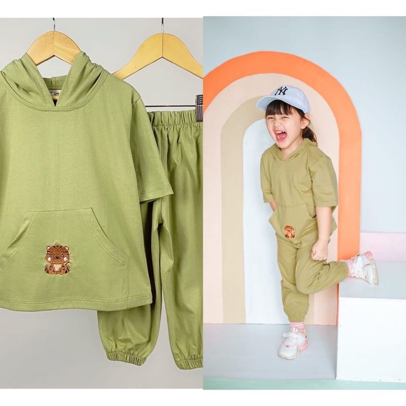 SET HOODIE LILY BY SMILE SETELAN ANAK 1-5 th Setelan Baju Anak